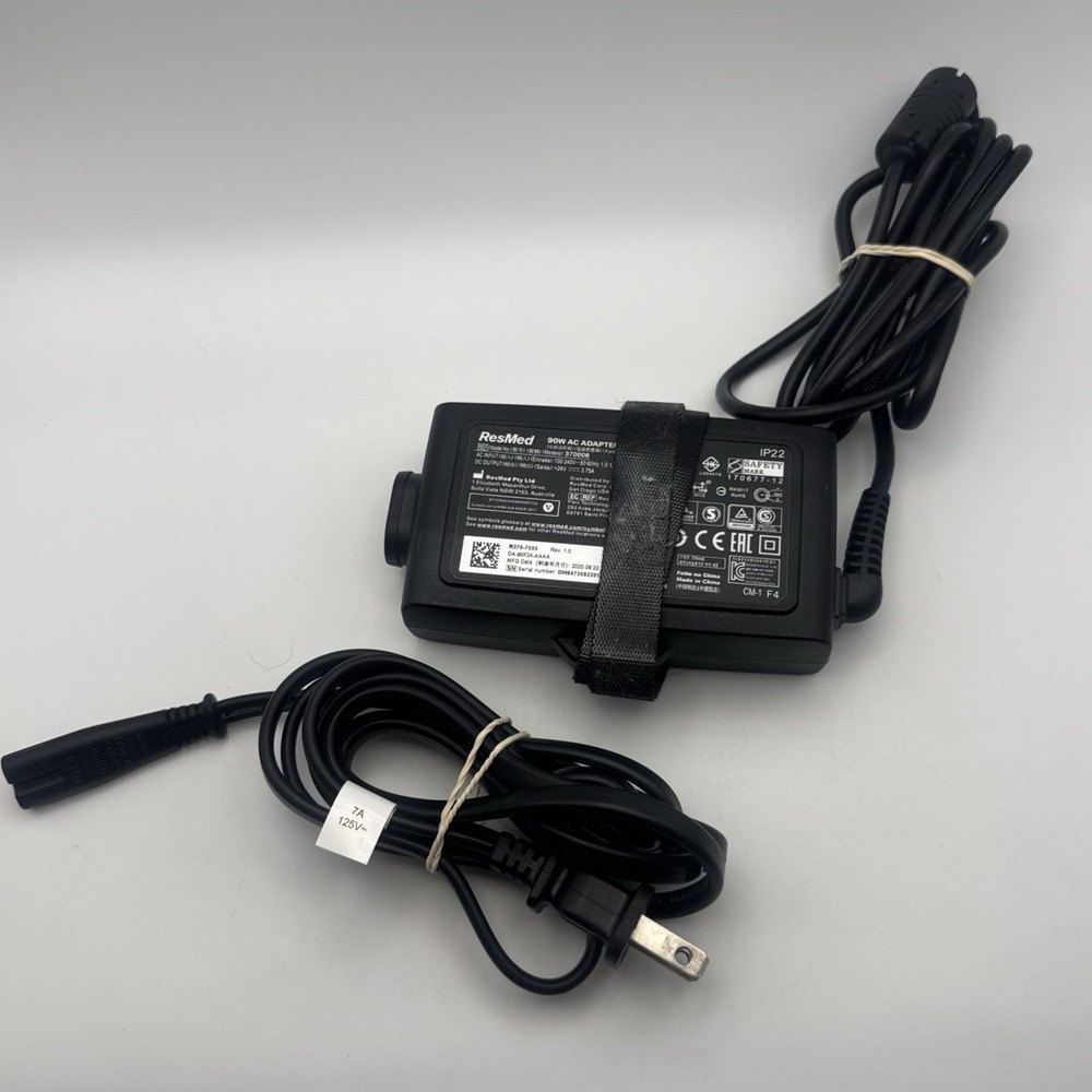ResMed 90W AC Adapter 370006 Power Supply Cord for AirCurve 10 / AirSense 10